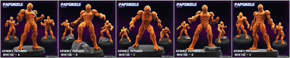 3D Printed Papsikels Advance Papsinoid Invictus Set 28mm 32mm (Online Only)