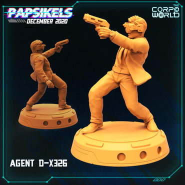 3D Printed Papsikels Agent D X326 28mm 32mm (Online Only)
