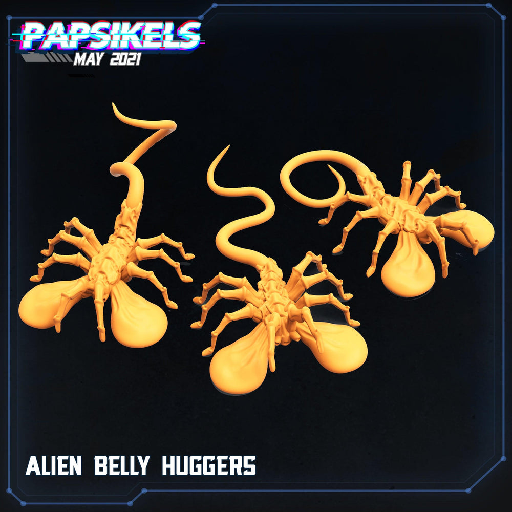 3D Printed Papsikels Alien Belly Huggers Aliens vs Humans 28mm 32mm (Online Only)