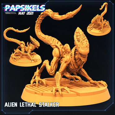 3D Printed Papsikels Alien Lethal Stalker Aliens vs Humans 28mm 32mm (Online Only)