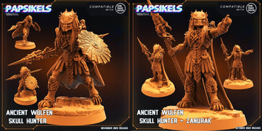 3D Printed Papsikels Ancient Wulfen Skull Hunter Set Skull Hunters Army Bundle 2 28mm 32mm (Online Only)
