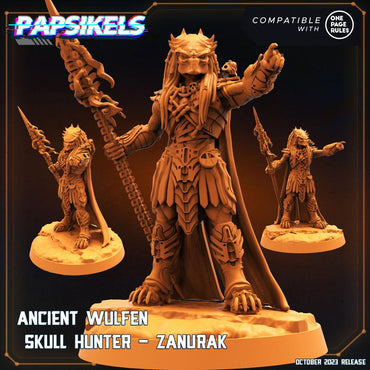 3D Printed Papsikels Ancient Wulfen Skull Hunter Set Skull Hunters Army Bundle 2 28mm 32mm (Online Only)