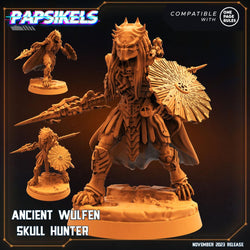 3D Printed Papsikels Ancient Wulfen Skull Hunter Set Skull Hunters Army Bundle 2 28mm 32mm (Online Only)