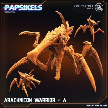 3D Printed Papsikels Arachnicon Warriors Set Dropship Troopers 28mm 32mm (Online Only)