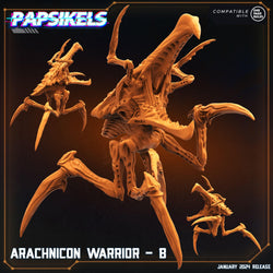 3D Printed Papsikels Arachnicon Warriors Set Dropship Troopers 28mm 32mm (Online Only)