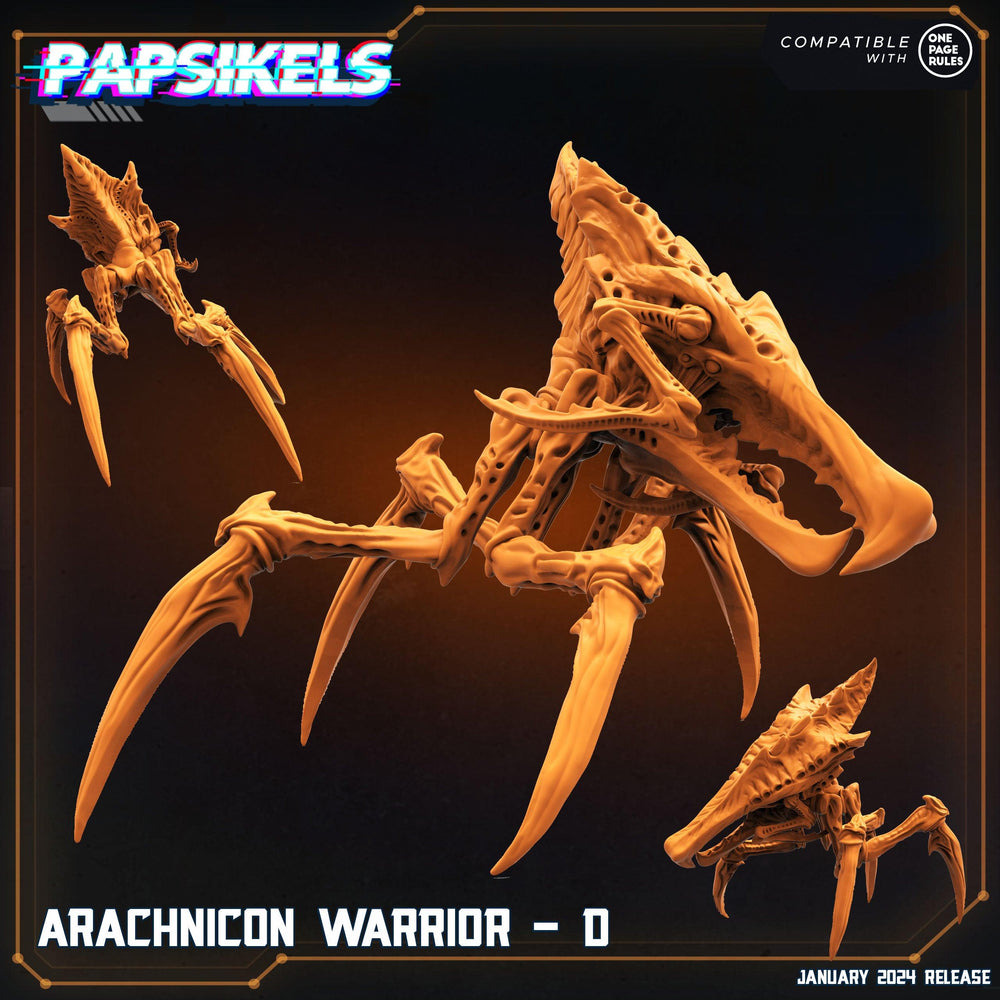 3D Printed Papsikels Arachnicon Warriors Set Dropship Troopers 28mm 32mm (Online Only)