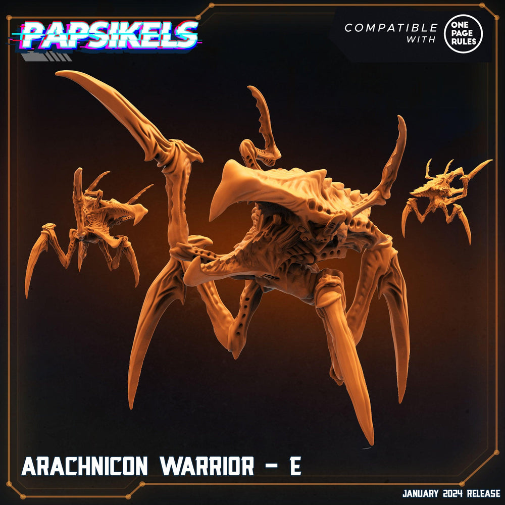 3D Printed Papsikels Arachnicon Warriors Set Dropship Troopers 28mm 32mm (Online Only)