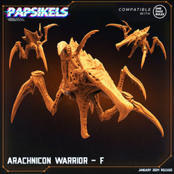 3D Printed Papsikels Arachnicon Warriors Set Dropship Troopers 28mm 32mm (Online Only)