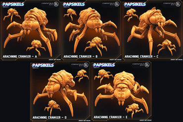 3D Printed Papsikels Arachning Crawlers Set Dropship Troopers 28mm 32mm (Online Only)