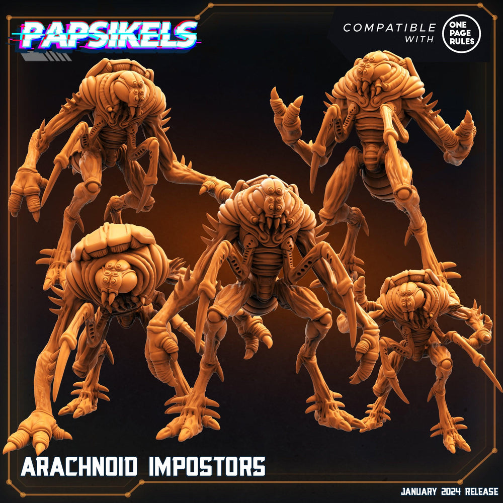 3D Printed Papsikels Arachnoid Impostors Set Dropship Troopers 28mm 32mm (Online Only)