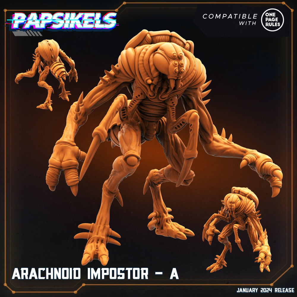 3D Printed Papsikels Arachnoid Impostors Set Dropship Troopers 28mm 32mm (Online Only)