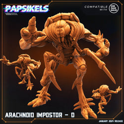 3D Printed Papsikels Arachnoid Impostors Set Dropship Troopers 28mm 32mm (Online Only)