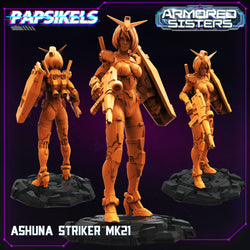 3D Printed Papsikels Armored Sisters Set 28mm 32mm (Online Only)
