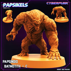3D Printed Papsikels August 2023 - Cyberpunk Papsinoid Batmotith Set 28mm 32mm (Online Only)