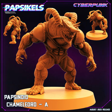 3D Printed Papsikels August 2023 - Cyberpunk Papsinoid Chameleord Set 28mm 32mm (Online Only)