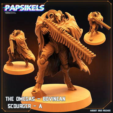 3D Printed Papsikels August 2023 - Xenowars Genesis The Omegas Bovinean Scourger A 28mm 32mm (Online Only)