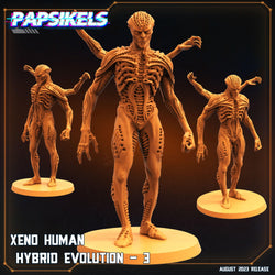 3D Printed Papsikels August 2023 - Xenowars Genesis Xeno Human Hybrid Evolution Set 28mm 32mm (Online Only)