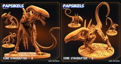 3D Printed Papsikels August 2023 - Xenowars Genesis Xeno Utahraptor Set 28mm 32mm (Online Only)
