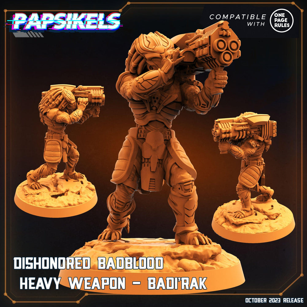 3D Printed Papsikels Badirak Dishonored Badblood Skullhunter Mastab 28mm 32mm (Online Only)