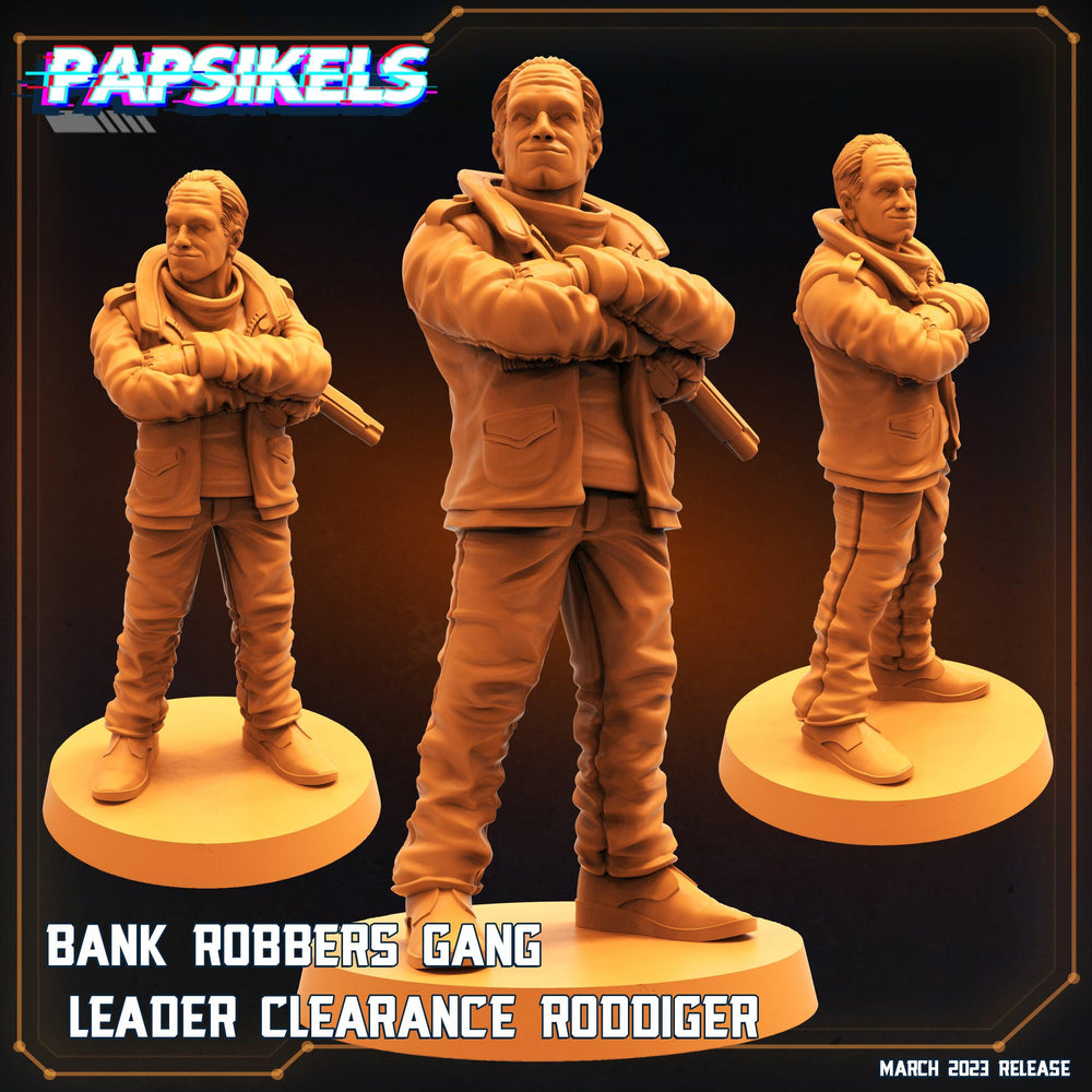 3D Printed Papsikels - Bank Robbers Gang Set - 28mm 32mm (Online Only)