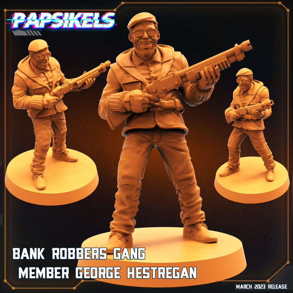 3D Printed Papsikels - Bank Robbers Gang Set - 28mm 32mm (Online Only)