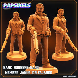 3D Printed Papsikels - Bank Robbers Gang Set - 28mm 32mm (Online Only)