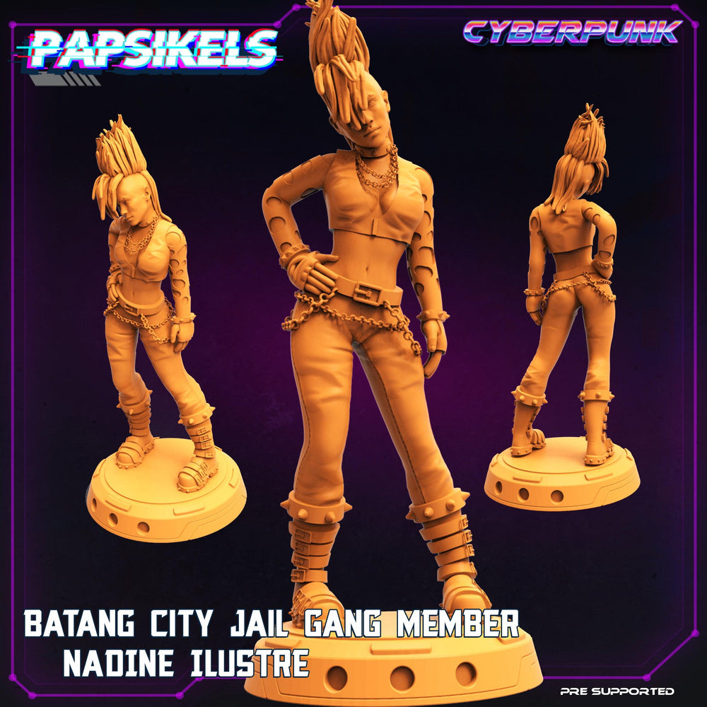 3D Printed Papsikels - Batang City Jail Gang Street Punk Set - 28mm 32mm (Online Only)