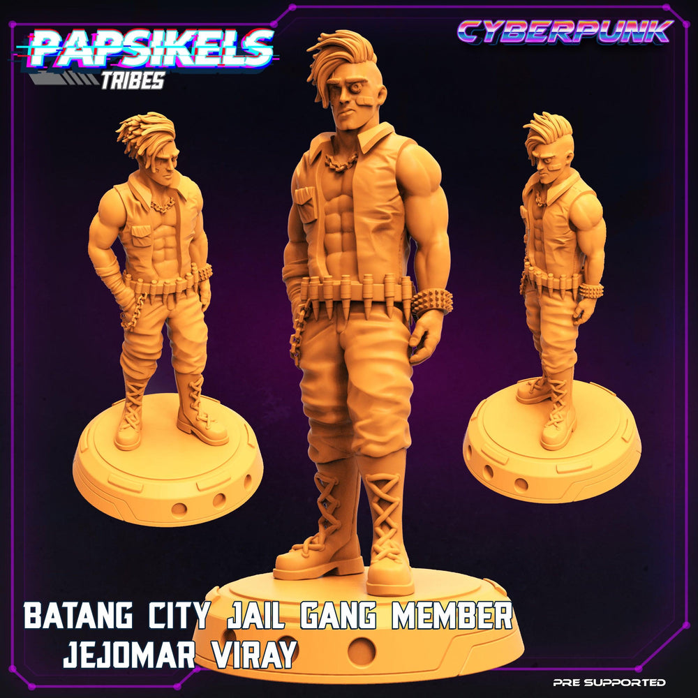 3D Printed Papsikels - Batang City Jail Gang Street Punk Set - 28mm 32mm (Online Only)