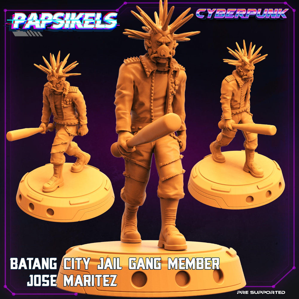 3D Printed Papsikels - Batang City Jail Gang Street Punk Set - 28mm 32mm (Online Only)