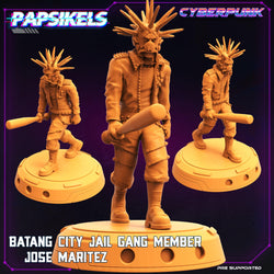 3D Printed Papsikels - Batang City Jail Gang Street Punk Set - 28mm 32mm (Online Only)