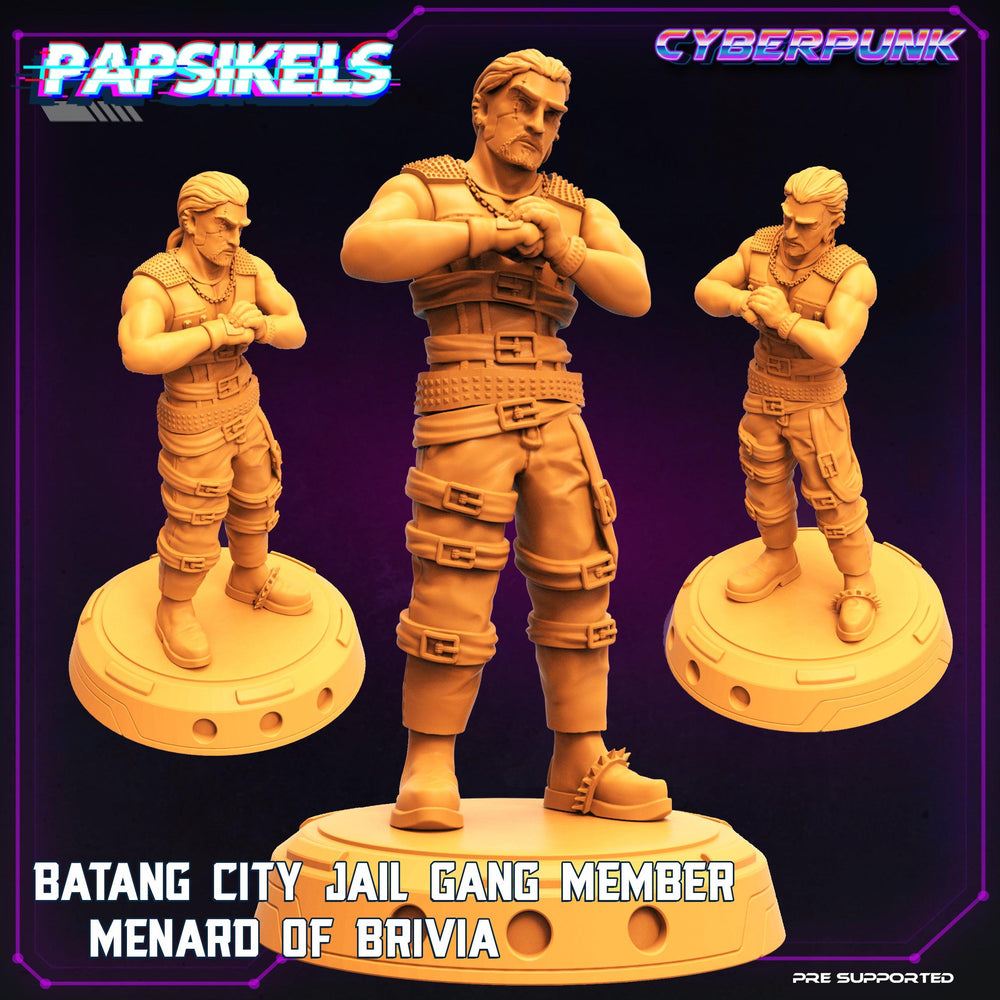 3D Printed Papsikels - Batang City Jail Gang Street Punk Set - 28mm 32mm (Online Only)