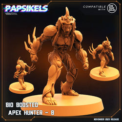 3D Printed Papsikels Bio Boosted Apex Hunters Set Skull Hunters Army Bundle 2 28mm 32mm (Online Only)