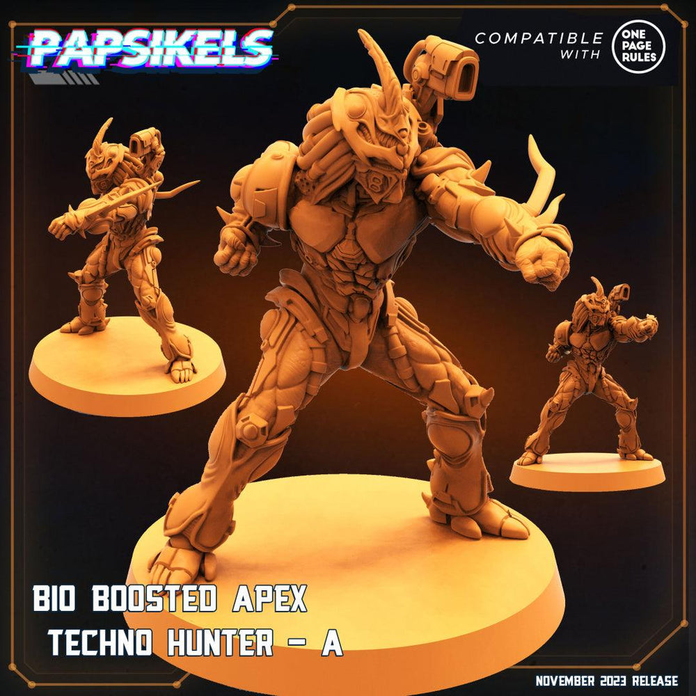 3D Printed Papsikels Bio Boosted Apex Techno Hunters Set Skull Hunters Army Bundle 2 28mm 32mm (Online Only)