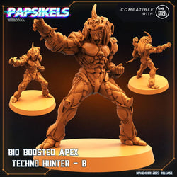 3D Printed Papsikels Bio Boosted Apex Techno Hunters Set Skull Hunters Army Bundle 2 28mm 32mm (Online Only)