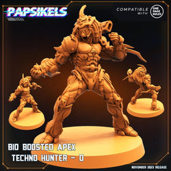 3D Printed Papsikels Bio Boosted Apex Techno Hunters Set Skull Hunters Army Bundle 2 28mm 32mm (Online Only)