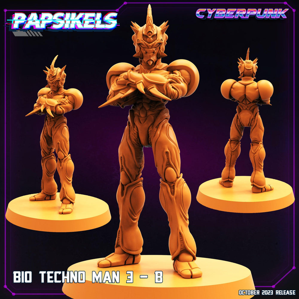 3D Printed Papsikels Bio Techno Man 3B Bio Techno Man Set 28mm 32mm (Online Only)