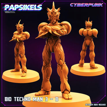 3D Printed Papsikels Bio Techno Man 3B Bio Techno Man Set 28mm 32mm (Online Only)