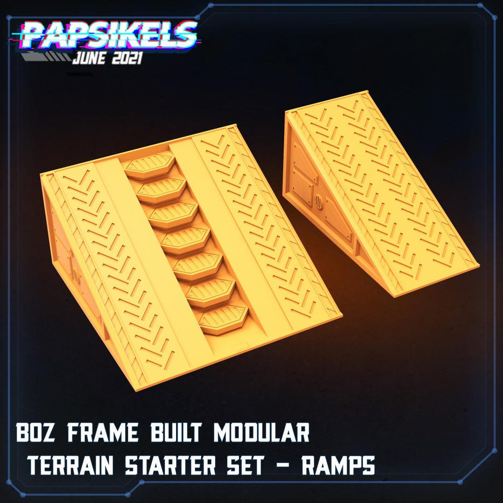 3D Printed Papsikels Boz Frame Built Modular Terrain Starter Set Aliens vs Humans Part 2 28mm 32mm (Online Only)