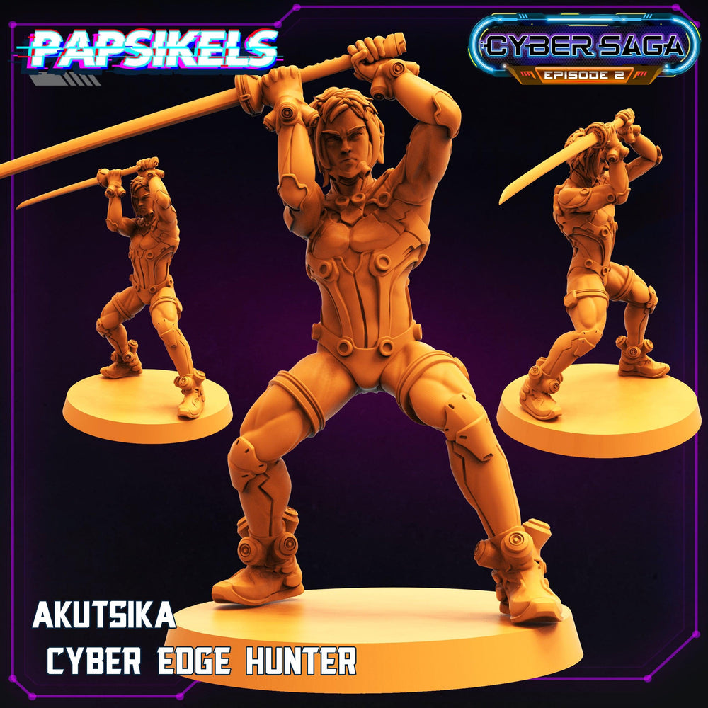 3D Printed Papsikels - Cyber Saga Episode 2 Akutsika Cyber Edge Hunter - 28mm 32mm (Online Only)
