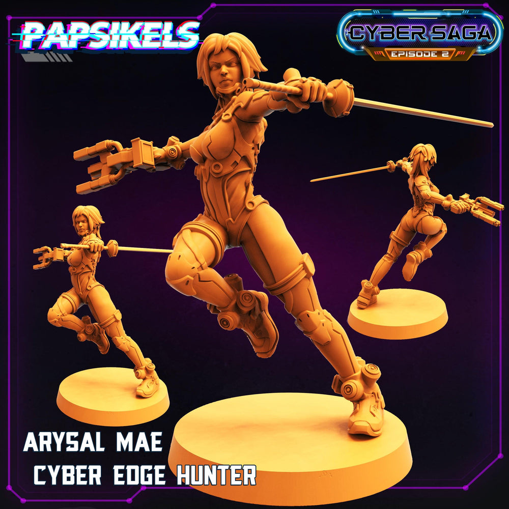 3D Printed Papsikels - Cyber Saga Episode 2 Arysal Mae Cyber Edge Hunter - 28mm 32mm (Online Only)