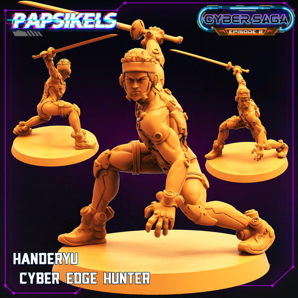 3D Printed Papsikels - Cyber Saga Episode 2 Handeryu Cyber Edge Hunter - 28mm 32mm (Online Only)
