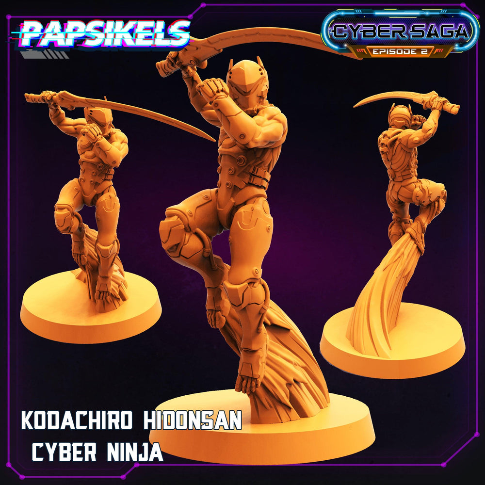 3D Printed Papsikels - Cyber Saga Episode 2 Kodachiro Hidonsan Cyber Ninja - 28mm 32mm (Online Only)
