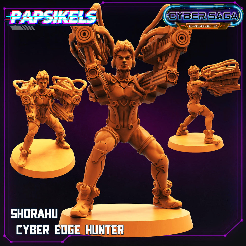 3D Printed Papsikels - Cyber Saga Episode 2 Shorahu Cyber Edge Hunter - 28mm 32mm (Online Only)
