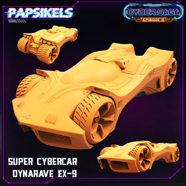 3D Printed Papsikels - Cyber Saga Episode 2 Super Cybercar Dynarave Ex-9 - 28mm 32mm (Online Only)