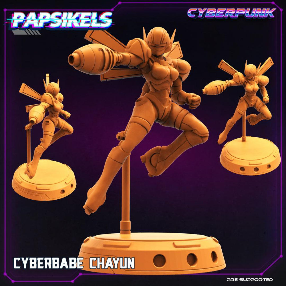 3D Printed Papsikels - Cyberbabe Chayun - 28mm 32mm (Online Only)