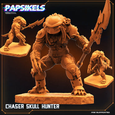 3D Printed Papsikels Cyberpunk Chaser Skull Hunter - 28mm 32mm (Online Only)