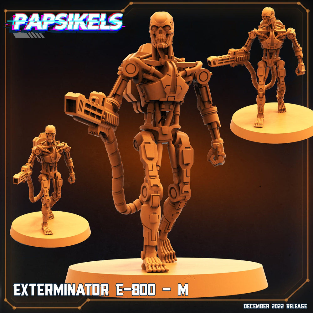 3D Printed Papsikels Cyberpunk Exterminator E-800 Set - 28mm 32mm (Online Only)