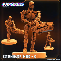 3D Printed Papsikels Cyberpunk Exterminator E-800 Set - 28mm 32mm (Online Only)