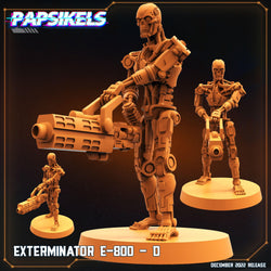 3D Printed Papsikels Cyberpunk Exterminator E-800 Set - 28mm 32mm (Online Only)