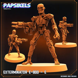 3D Printed Papsikels Cyberpunk Exterminator E-800 Set - 28mm 32mm (Online Only)